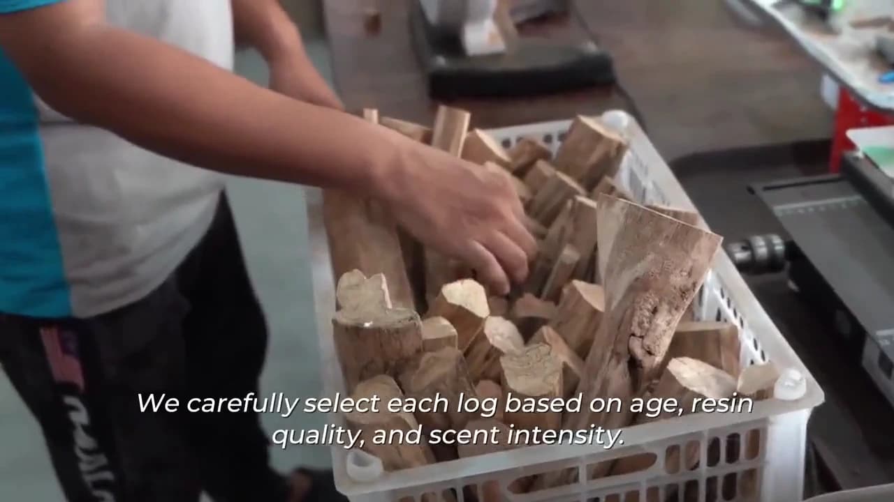 Agarwood craftsmanship