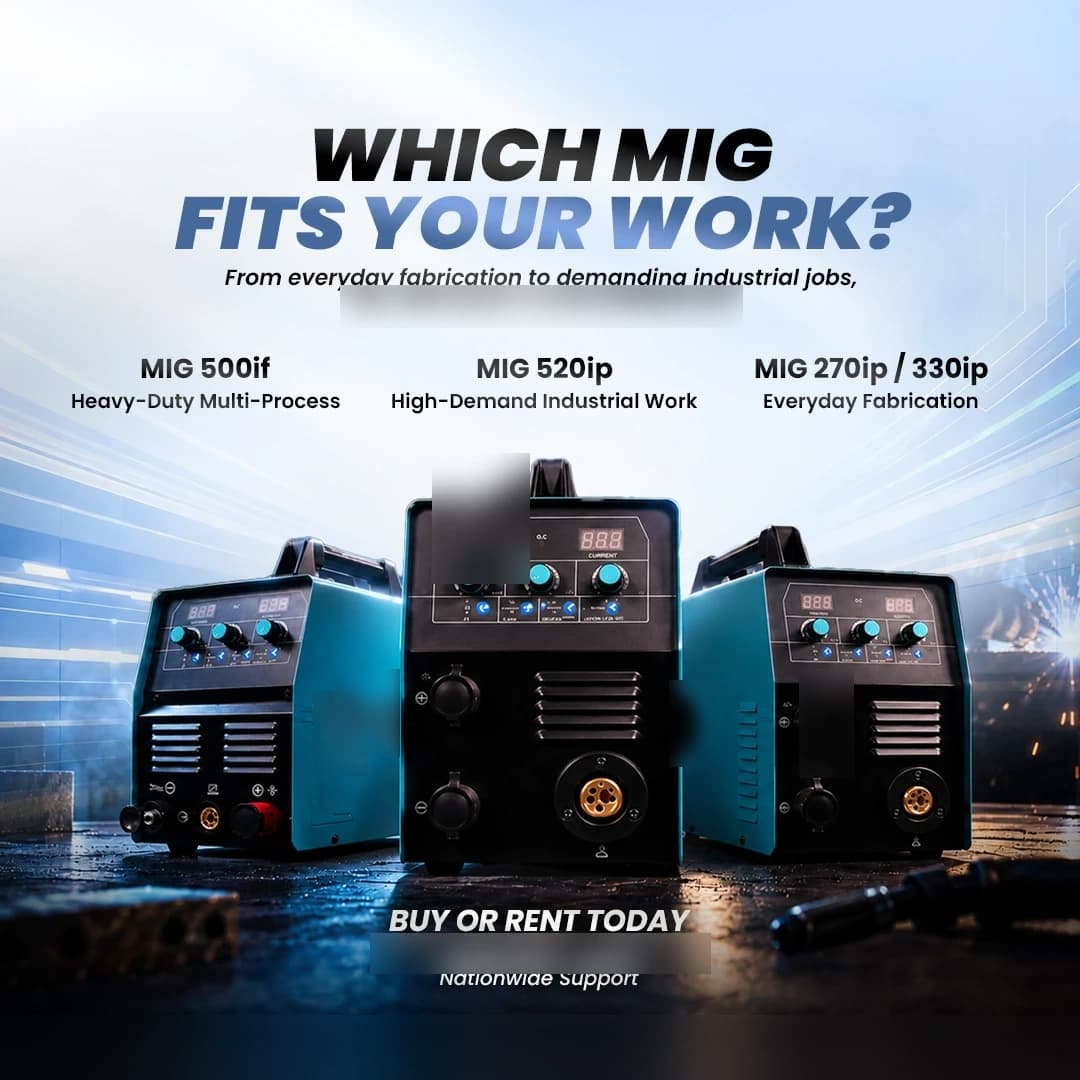 Welding Equipment Supply: Which MIG fits your work?